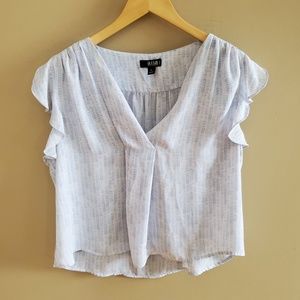 🪩 Ana Light Blue Blouse sz PL